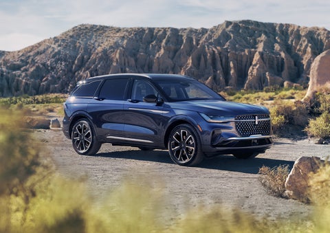 A 2024 Lincoln Nautilus® SUV is parked in a desert national park. | Holmes Tuttle Lincoln in Tucson AZ