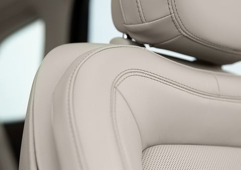 Fine craftsmanship is shown through a detailed image of front-seat stitching. | Holmes Tuttle Lincoln in Tucson AZ