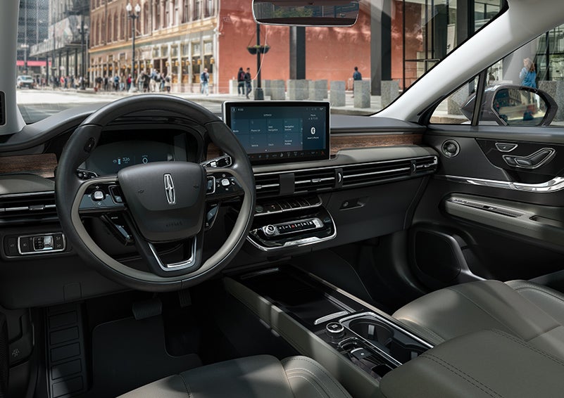 The interior dashboard of 2024 Lincoln Corsair® SUV is shown here. | Holmes Tuttle Lincoln in Tucson AZ